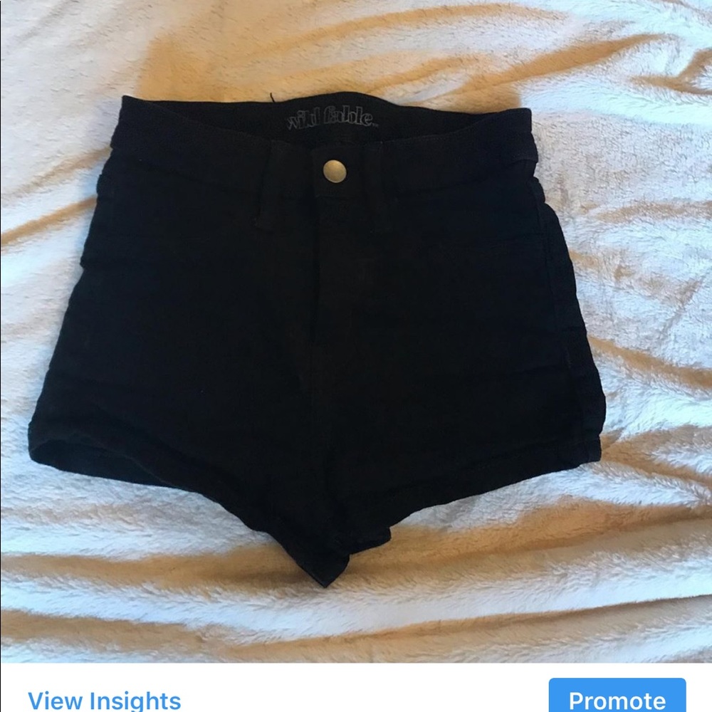Black shorts